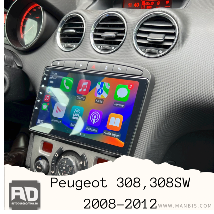 Peugeot 308 308SW android multimedija