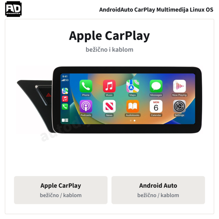 Audi A4 A4L A5 2009-2016 - 03-apple-carplay Audi A4 A4L A5 2009-2016 - 03-apple-carplay