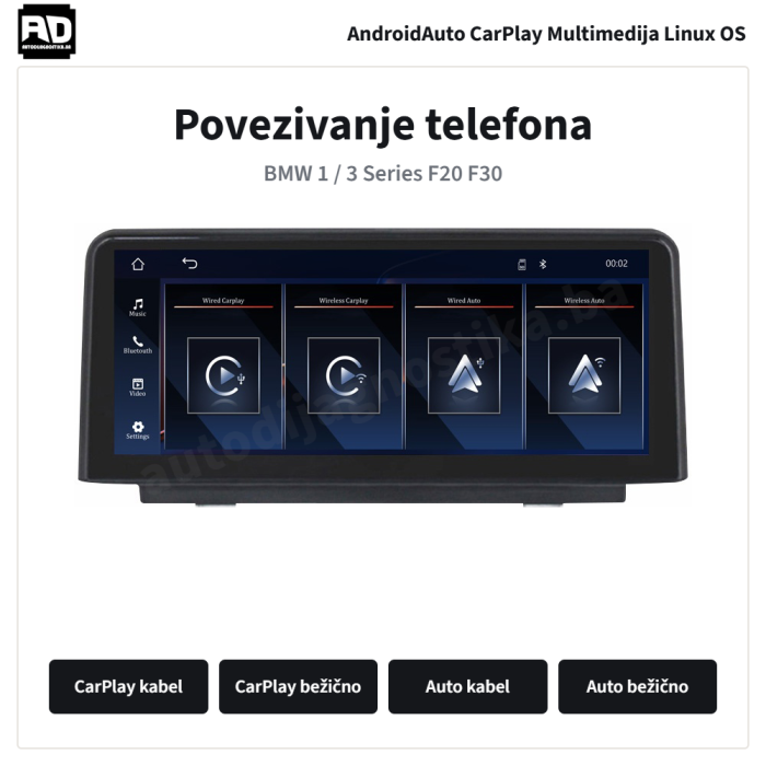BMW 1 3 Series F20 F30 2012-2016 - 02-povezivanje BMW 1 3 Series F20 F30 2012-2016 - 02-povezivanje