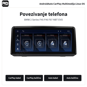 BMW 2 Series F45 F46 F87 NBT EVO 2013-2019 8.8inch – 02-povezivanje