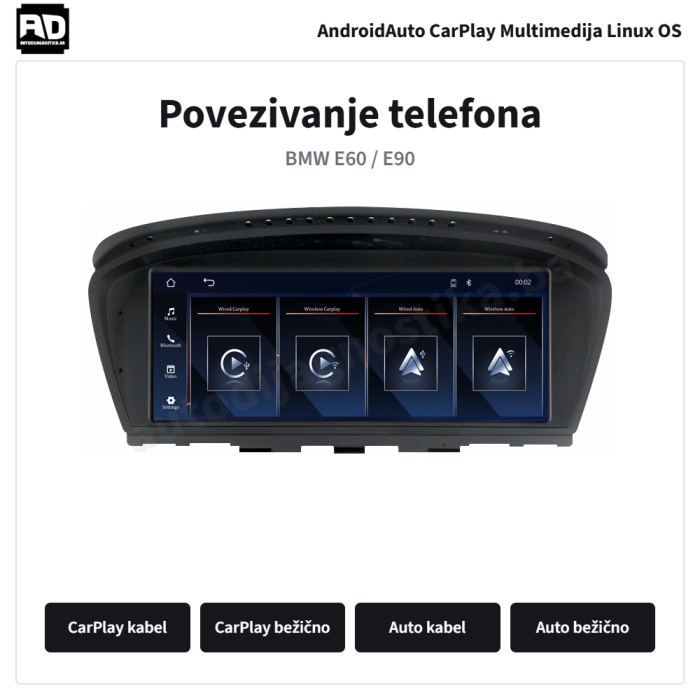 BMW E60 E90 8.8inch - 02-povezivanje BMW E60 E90 8.8inch - 02-povezivanje