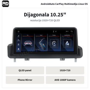 BMW E90 Without screen 05-12Y 10.25inch – 05-specifikacije