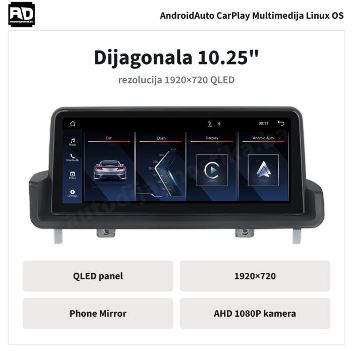 BMW E90 Without screen 05-12Y 10.25inch - 05-specifikacije BMW E90 Without screen 05-12Y 10.25inch - 05-specifikacije