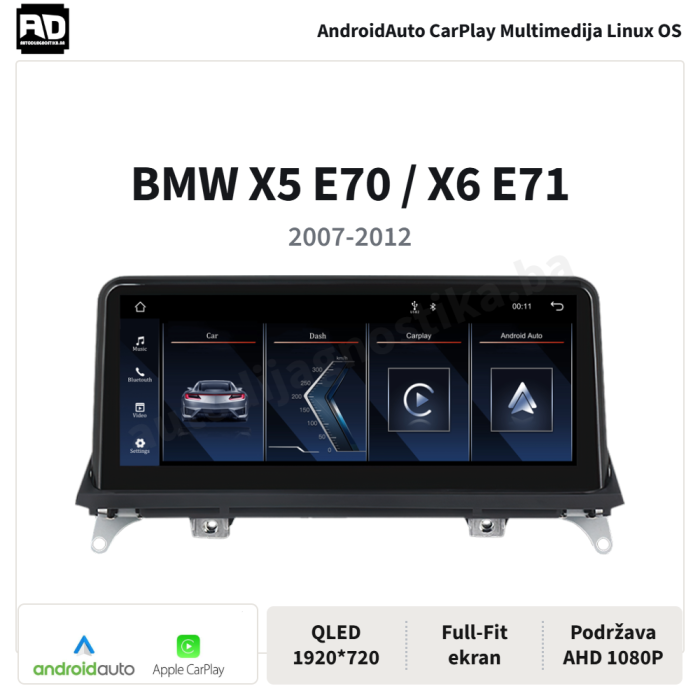 BMW X5 E70 X6 E71 2007-2012 10.25inch - 01-glavna BMW X5 E70 X6 E71 2007-2012 10.25inch - 01-glavna