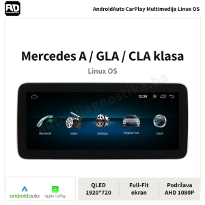 Multimedija Linux OS A GLA CLA Class CarPlay, AndroidAuto